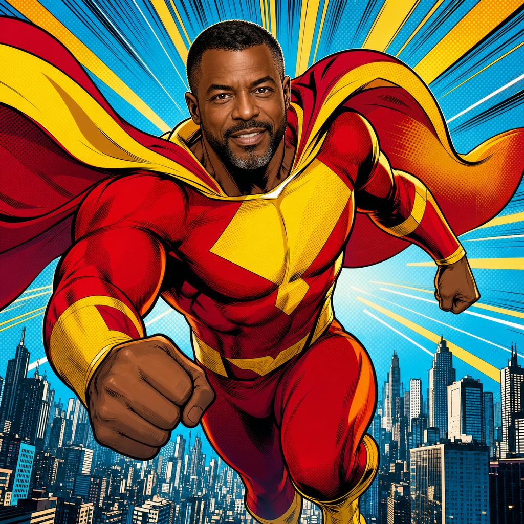 EVLV sample: Superhero